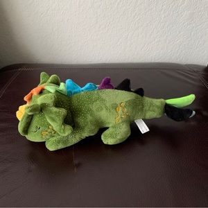 New 13” Snug Arooz Green Dragon Crinkly Squeakly Toy for Dog